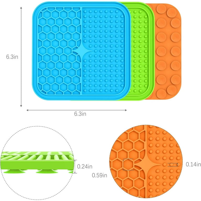 MateeyLife Licking Mat for Dogs and Cats, Premium Lick Mats with Suction  Cups for Dog Anxiety Relief, Cat Lick Pad for Boredom Reducer, Dog Treat Mat  Perfect for Bathing Grooming etc. 