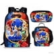 thumbnail image 2 of NS4 Sonic The Hedgehog 2 Mochila Para Estudiantes Bolsa De Comida Para Niños Estuche De Lápices Conjuntos De Tres Piezas SN4, 2 of 4