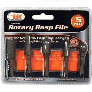 Mini Round Rotary Rasp Bit Set for Wood Carving with 1/8 Shank for Dremel  Tool