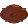 thumbnail image 3 of Ekena Millwork 24"W x 20 1/2"H x 1 1/8"P Waltz Ceiling Medallion (Fits Canopies up to 5 1/4"), Hand-Painted Firebrick, 3 of 5