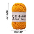 thumbnail image 3 of Crochet Yarn under $5! Xqxayjr 5-Ply Milk Cotton Yarn for Crochet, DIY Knitting Thread for Baby Clothes, Soft Acrylic Wool Ball for Handcraft, 325m Craft Yarn for Beginners, 3 of 6