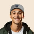 thumbnail image 3 of Dalix Propeller Plane Embroidered Cap Cotton Baseball Hat Airplane Men in Gray, 3 of 5