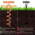 thumbnail image 4 of Kit de anclajes en espiral FEED GARDEN, 10 pulgadas, resistentes, 4 of 7