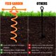 thumbnail image 4 of Kit de anclajes en espiral FEED GARDEN, 10 pulgadas, resistentes, 4 of 7