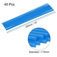 thumbnail image 2 of Unique Bargains PLA Filament Refills for 3D Printing Pen 10inch Length 40pcs Blue, 2 of 5