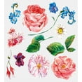 thumbnail image 3 of Ambesonne Floral Duvet Cover Sets, Bouquet Set with Rose, 2-Queen, Pink and Green, 3 of 7