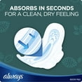 thumbnail image 5 of Always Ultra Thin Overnight Pads, Unscented, Size 4, 76 Ct, 5 of 9