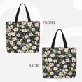 thumbnail image 2 of Balery Flowers Bolsa de Mano para Mujeres con Cremallera, Bolsa de Gimnasio con Compartimentos, Bolsa para Laptop, Bolsa para Trabajo, 2 of 7