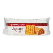 Khong Guan Square Puff Biscuits, 7.0 Oz