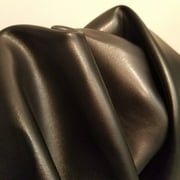 Black Hoboken Faux Leather by the yard by NAT Leathers™