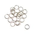 thumbnail image 1 of Metal Split Rings Nickel Color 100 Pack - 6 Sizes (6mm), 1 of 14