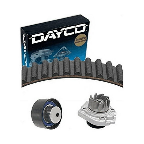 Dayco Timing Belt Kit w Water Pump compatible with Fiat 500 1.4L L4 2012-2017