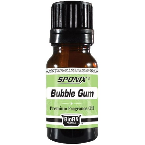 Bubble Gum Fragrance Oil 10 ml / 0.33 fl oz Aromatherapy - 100% Pure Organic Aromatic Premium Essential Scented Perfume Oil by Sponix Made in USA