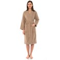 thumbnail image 3 of TowelSelections Women's Robe Turkish Cotton Soft Terry Kimono Bathrobe X-Small/Small Nougat, 3 of 6