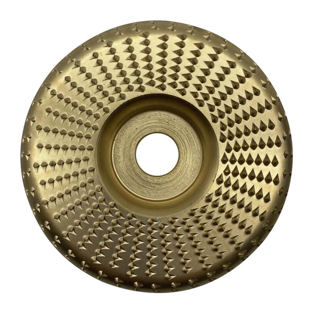 Amoladora angular Muela abrasiva de acero al carbono afilado para dar forma a la rueda (Oro)