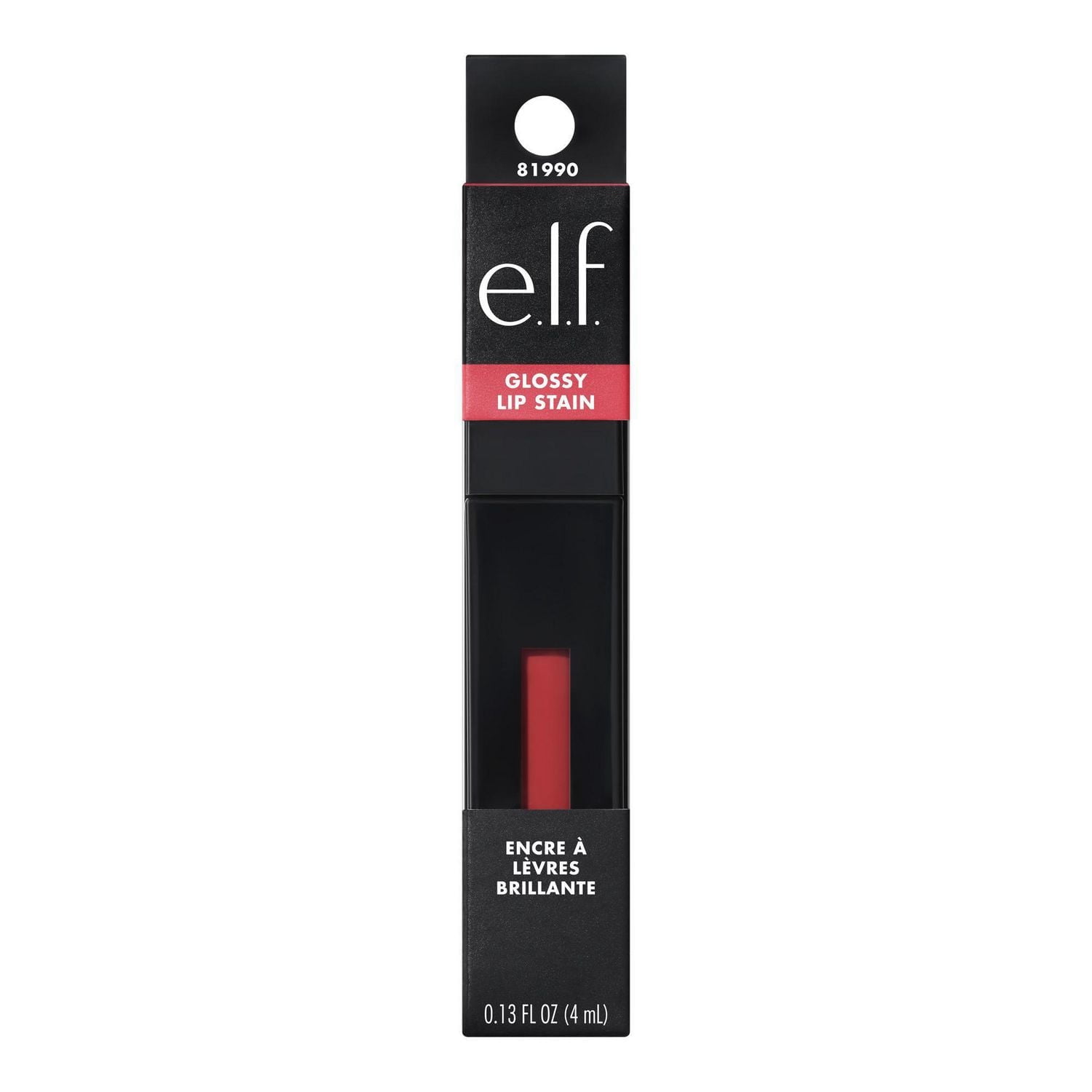 e.l.f. Cosmetics Glossy Lip Stain, Long-lasting, 4 ml