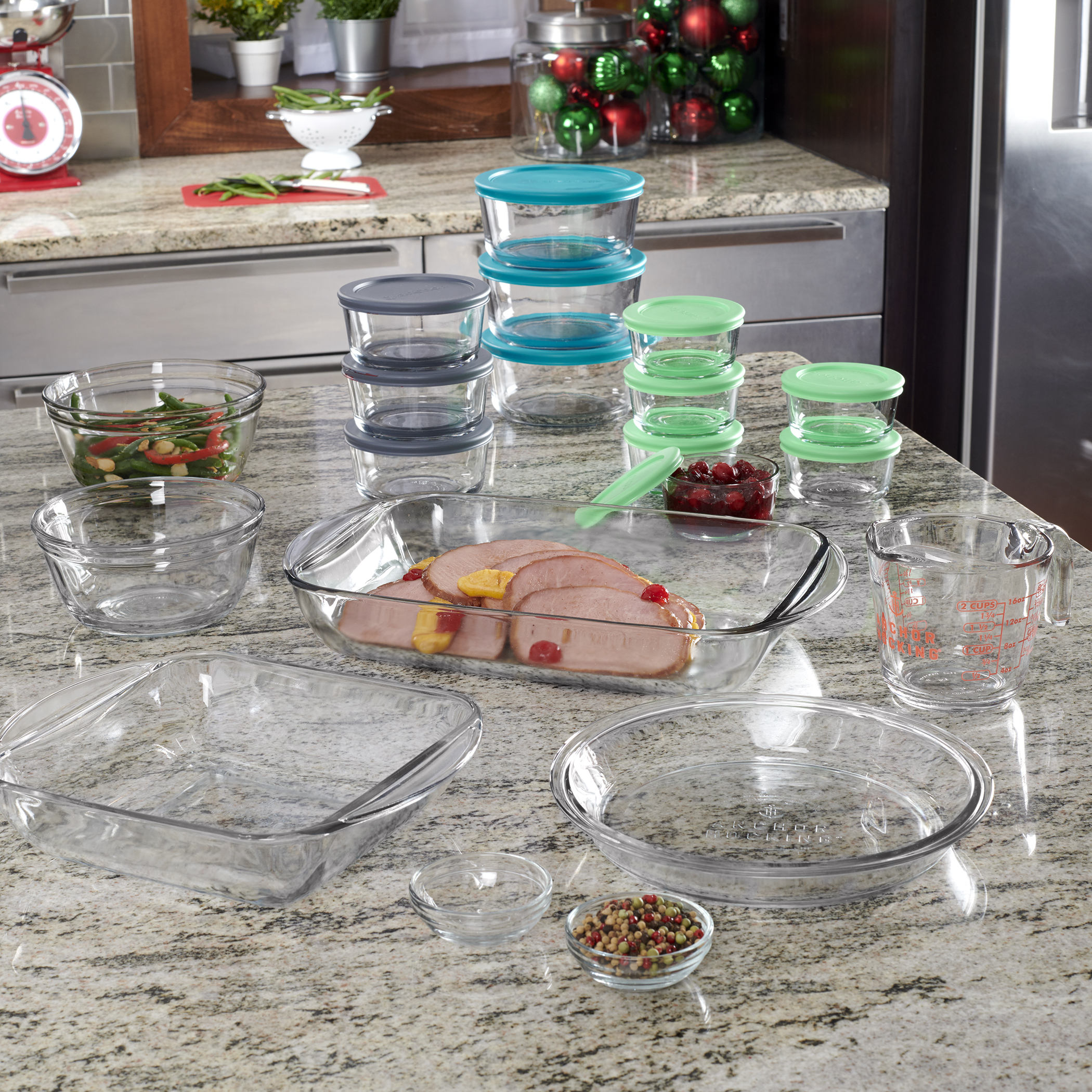 Anchor Hocking Glass Food Storage Containers & Glass Baking Dishes, 32 Piece Set - image 2 of 6