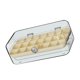 thumbnail image 3 of Caja de almacenamiento de joyas PET PP PE organizador de joyas multicapa vitrina con tapa transparente para pendientes, collares, anillos, blanco transparente, 3 of 14