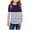 Purple, variant on Nskgu Girls Casual Long Sleeve T Shirts Crewneck Tunic Tops Kids Striped Tee Blouses Color Block Patchwork Cute Long Sleeve Shirts for Girls