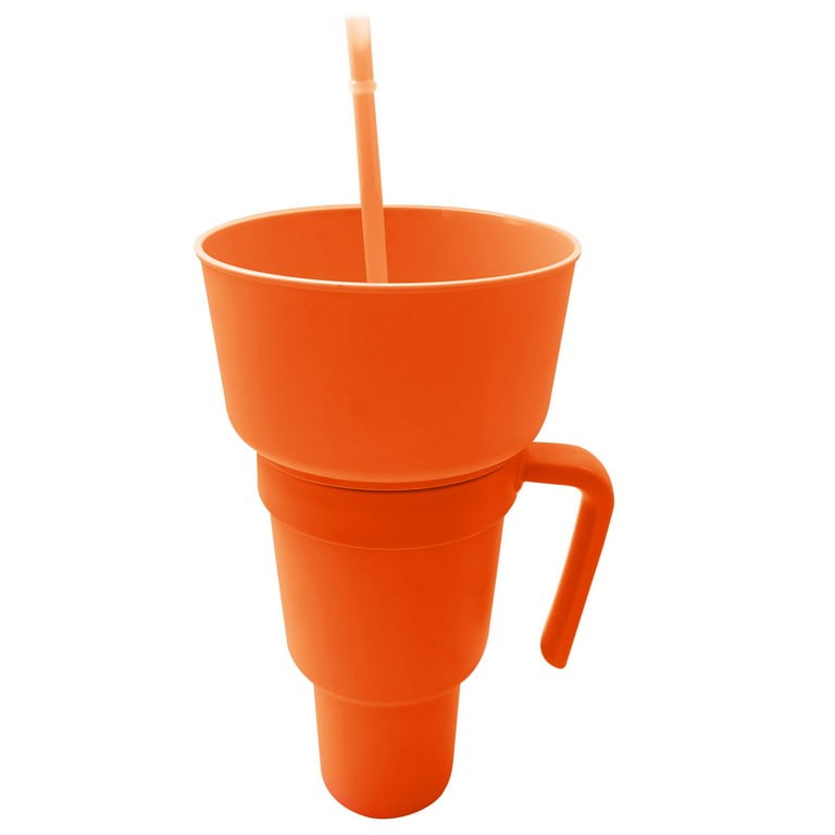 16oz 2 In 1 Plastic Snack And Drink Cup,creative Snack And Beverage  Dual-use Cup Snack Cup $1.05 - Wholesale China Double Wall Kids Snack  Drinking Tumbler Straw Cup at factory prices from