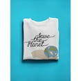 thumbnail image 3 of Save The Earth Quote Sweatshirt Men -Image by Shutterstock, Male 5X-Large, 3 of 4