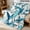30 inch * 40 inch, variant on 1pc Scandinavian Shark Throw Blanket for Sofa & Bed - Soft Flannel Bedspread with Dynamic Shark Ocean, Vibrant Patterns, Beach House Decor, Cozy Bedding Gift for Ocean Lovers