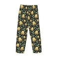 thumbnail image 3 of Vsdgher Octopuses And Leaves Print Mens Pajama Pants Sleep & Lounge Pants, PJ Bottoms With elastic waistb and Pockets, 3 of 5