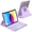 Lavender Purple, variant on 360° Rotatable Detachable Keyboard Folio with 7-Color Backlight & Pencil Holder for A16 iPad 10th & 11th Generation (2025),Deep Black
