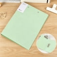 thumbnail image 7 of Punchless Clamp Binder, Ringless Binder Holds 100 Letter Size Pages, Documents, Folders for Documents,Folder with Double Metal Clips for Home or Office, 7 of 7