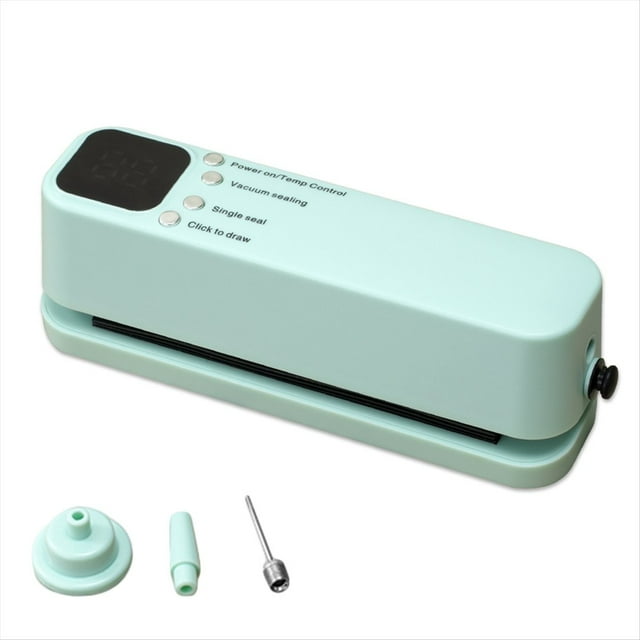 Máquina Selladora Al Vacío para Alimentos, Recargable por USB, Portátil, Mini Selladora de Bolsas.