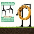 thumbnail image 4 of Garden Hose Holder, Freestanding Hose Holder, Heavy Duty Water Hose Holder Holds for Outside Yard Lawn, 4 of 7