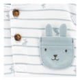 thumbnail image 2 of Conjunto Carter's Child of Mine Niños 24M Estampado de Conejos Combinado Azul 2 Piezas, 2 of 4