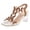 Khaki, variant on Rokment Bridal Glitter Rhinestones Butterfly Dressy Sandals for Women Delicate Elegant Square Toe Clear Chunky Block Slingback High Heels Bride Wedding Summer Dress Pumps 2026 Black Size 6