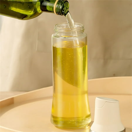 

QIIBURR Olive Oil and Vinegar Dispenser Bottle Olive Oil Bottle Vinegar Bottle 500Ml Lead-Free Glass Oil Vinegar Bottle Oil Vinegar Soy Bottle Olive Oil Dispenser with Brush