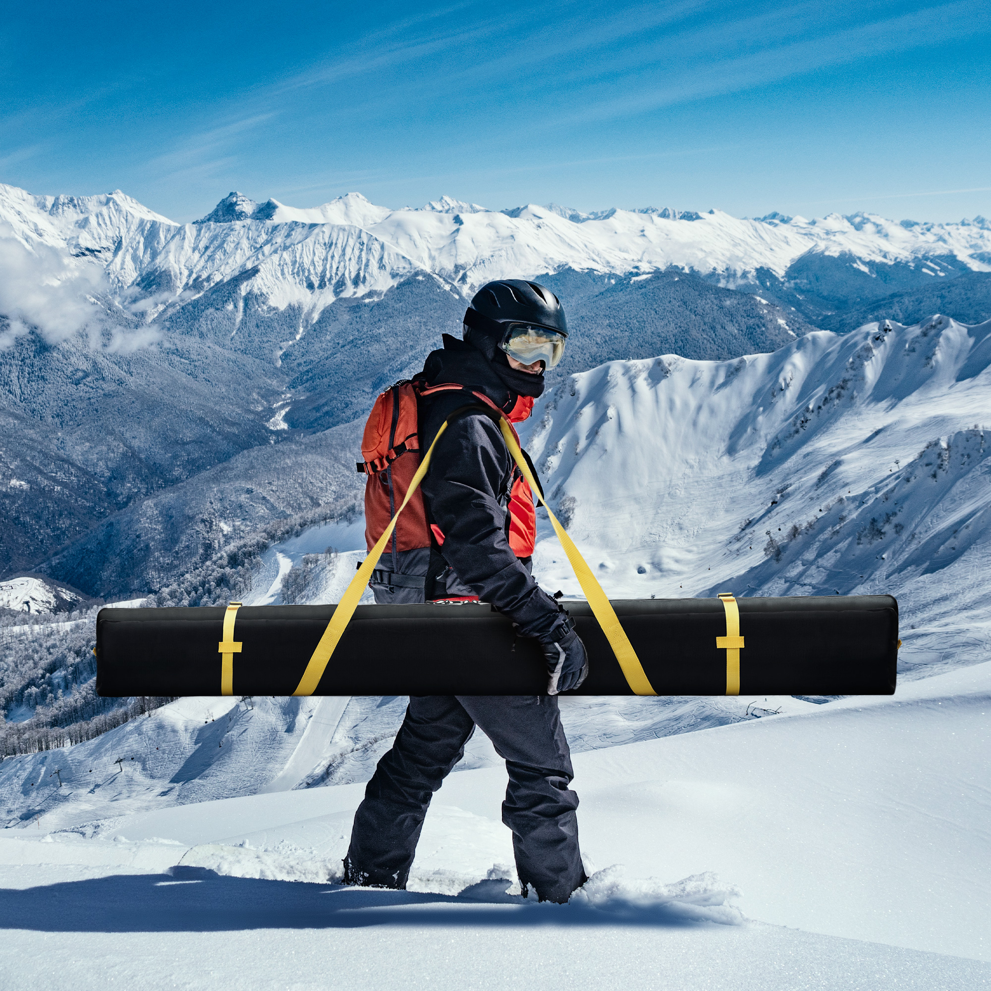 Bags For Snowboards, Skis For Travel And Day-use