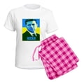 thumbnail image 5 of CafePress - Ukrainian President Zelenskyy Ukraine Flag Pajamas - Women's Short Sleeve Print T-Shirt and Pants Light Cotton Pajama Set, 5 of 7