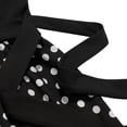 thumbnail image 6 of IBTOM CASTLE Girls 1950s Vintage Polka Dot Strawberry Swing Dress with Pockets Kids Girls Dress 1950s Retro Dress Short Sleeve Ruffle Tea Party Dress Black, 6 of 6