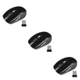 thumbnail image 1 of jesticaly Computer 2.4Ghz Wireless Optical Mouse Quick Speed Low Latency 6 Buttons Plastic Gaming Mice Desktop PC Portable Matte Black 3Set, 1 of 6