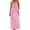 Pink, variant on CAIXIA Striped Beach Dresses for Women Spaghetti Strap Sleeveless Sun Dresses Elegant House Dress Long Sundresses with Pockets Boho Fashion Clothing