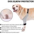 thumbnail image 4 of Manchon de Jambe pour Chien Chiot Protection de Patte avant Coussinets Doux Support de Coude Chien Gris, 4 of 5
