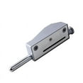 Rotary Door Lock, Floor Lock, Framed Door Surfacemounted Floor Lock silvera