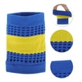 thumbnail image 3 of Unique Bargains 1 Pc Perspiration-wicking Wrist Sweatbands Breathable Sweatbands Wristband Cycling Blue Yellow, 3 of 6