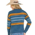 thumbnail image 3 of Panhandle Womens    Boucel Aztec Sweater S Navy, 3 of 3