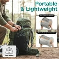 thumbnail image 3 of SereneLife Foldable Camping Toilet Seat – Portable Adjustable Travel Potty with Lid, Carry Bag, Non-Slip Base, 331 lb Capacity + 3-Pack Flushable Wipes for Car, Hiking & Outdoor Use, Gray, 3 of 3