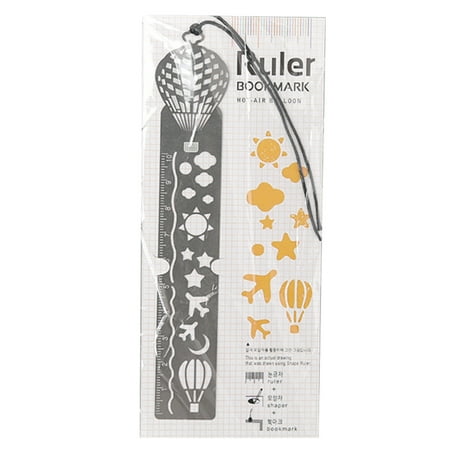 

Shiusina Simple Hollow Metal Bookmark With Scale Ruler Creative Multifunctional Bookmark For Book Reading Scrapbooking DIY