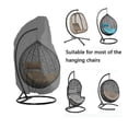 thumbnail image 3 of 190*115cm Swing Eggshell Chair Dust Cover Chair Seat Cover Uv Protection Waterproof Net (black), 3 of 4