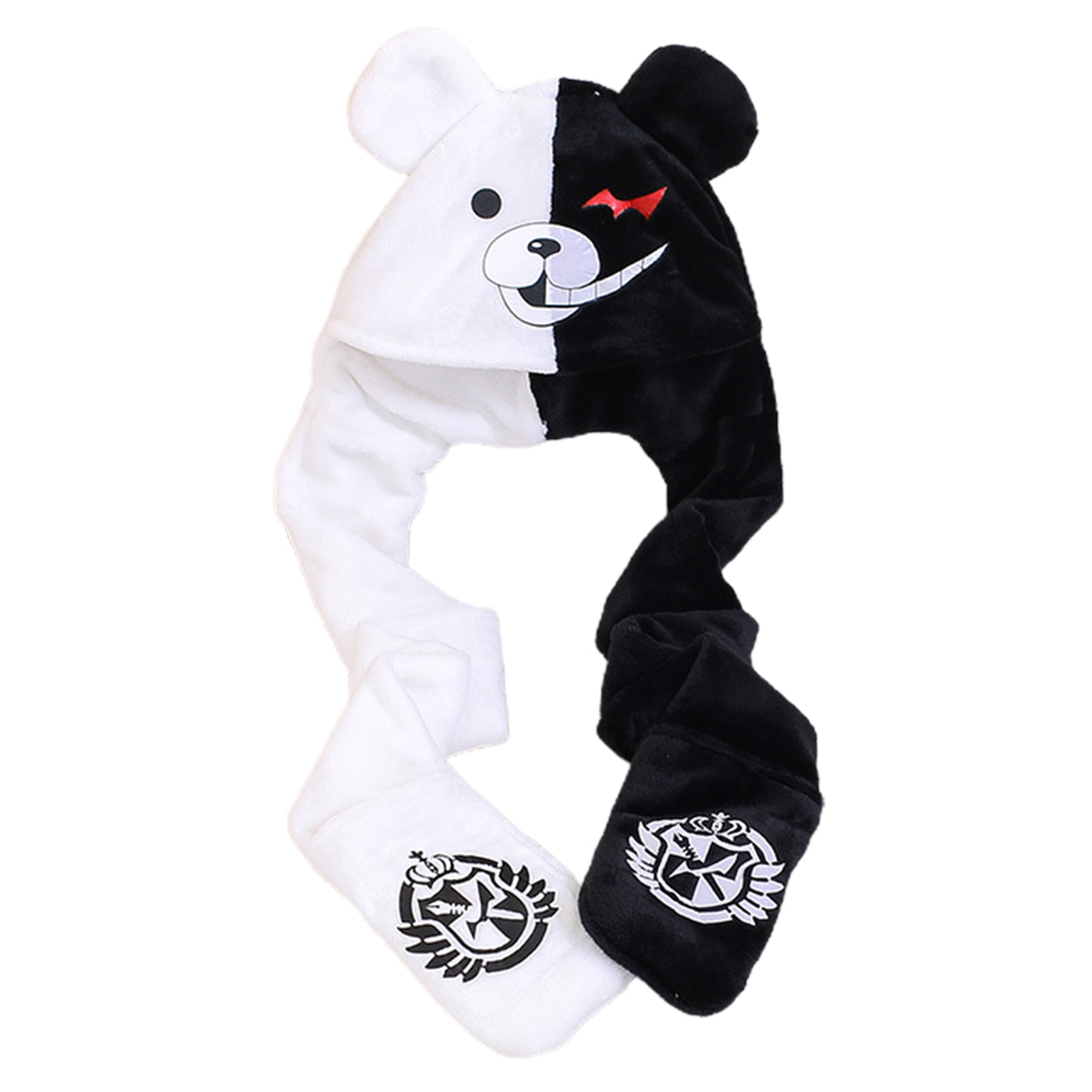 Amazon.com: Werycos Monokuma Monomi Plush 35cm 25cm Monobear Plush Black  White Bear Anime Stuffed Plush Toy : Toys & Games