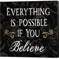 thumbnail image 1 of Inspirational Collage IV on Black by Daphne Brissonnet, Canvas Wall Art, 1 of 1