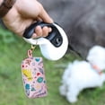 thumbnail image 4 of Pink Pet Waste Bag Dispenser Pouch With Clip, Portable Holder For Dog Poop Bags, Attaches To Leash Belt Loop, 4 of 6