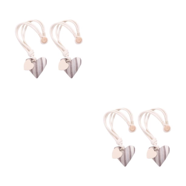 Advancent 2 piezas de alzapaños de cortina de fácil instalación para decoración elegante del hogar, accesorios de cortina de moda café 2Conjunto